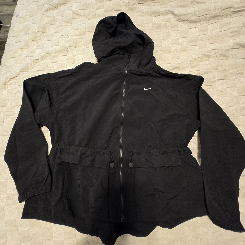 Black Nike Hooded Jacket